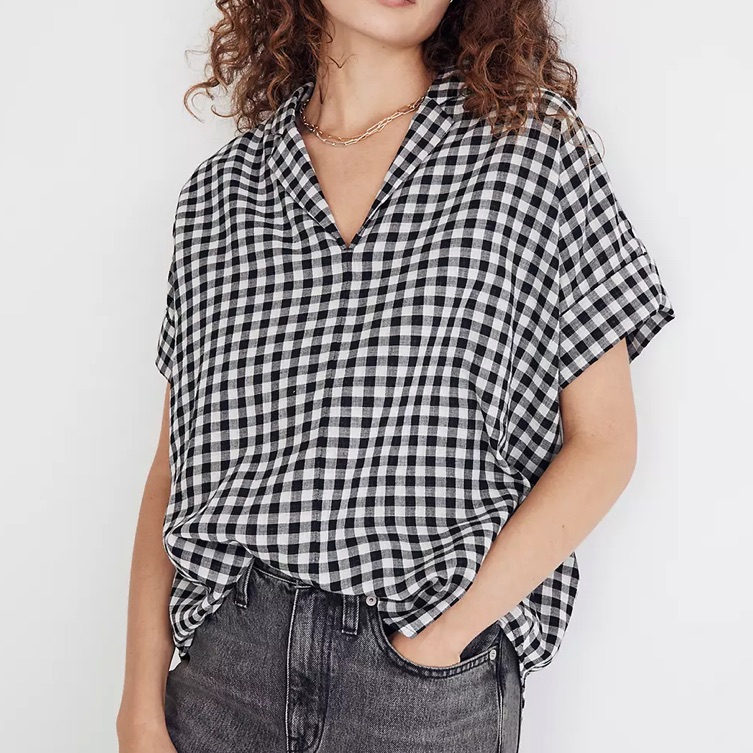 Madewell Gingham Button Down